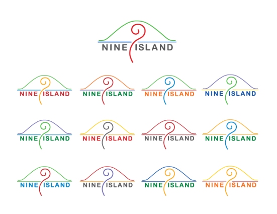 Number 9 Island Logo